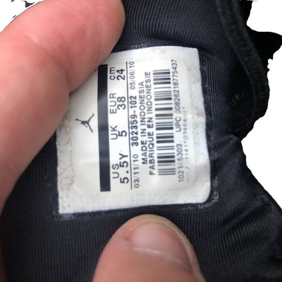 RARE 2010 Air Jordan 9 Retro GS 'Space Jam' Size 7 - Picture 7 of 16